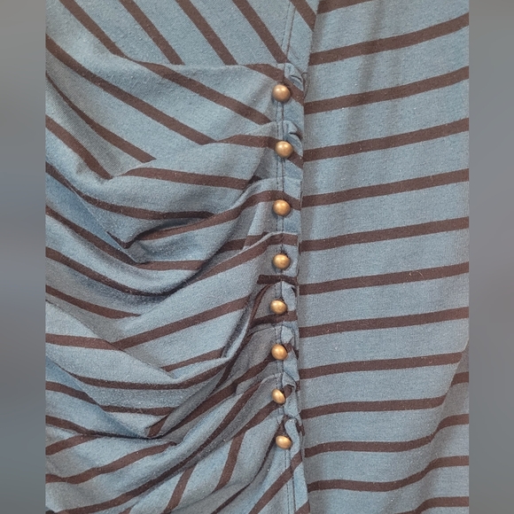 A.N.A size large Striped Tunic top - Picture 3 of 8
